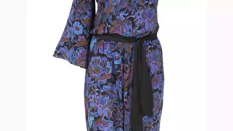 Salopeta din bumbac, cu imprimeu floral, Next