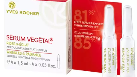 Serum Vegatal 3 Fiole antirid & stralucire, de la Yves Rocher