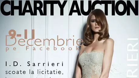 Creatie ID Sarrieri licitata in scop caritabil