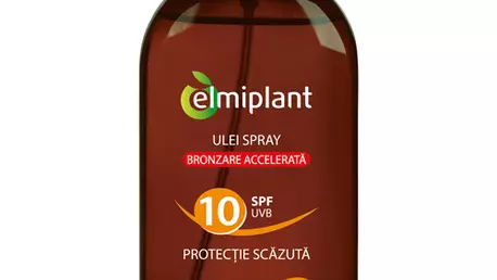 Ulei spray pentru bronzare accelerata SPF 10, elmiplant