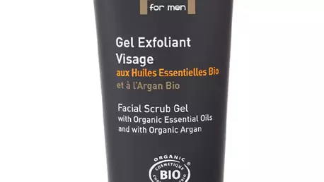 Gel exfoliant pentru fata Homme Florame