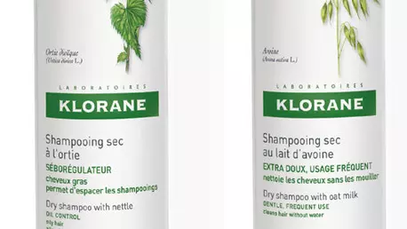 Sampon uscat, Klorane