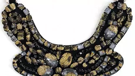 Colier din cristale naturale si imbracat in matase, Laura8