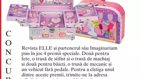 Concurs Elle Kids - Castiga premii cool pentru copilul tau!