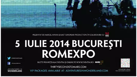 Trupa Thirty Seconds To Mars ajunge, pentru prima oara, in Romania