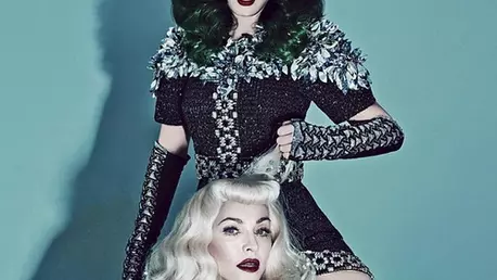 Madonna si Katy Perry, aparitie sexy