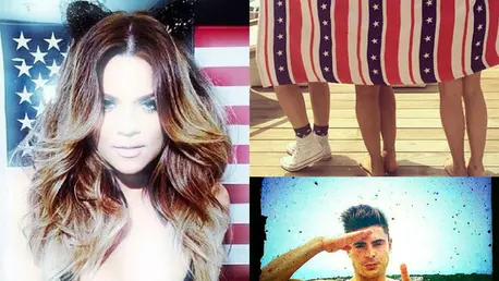 Cum au sarbatorit vedetele Ziua Americii 