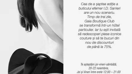 Trei zile de shopping la L'hotel particulier I.D. Sarrieri