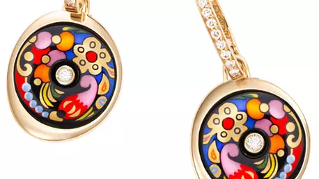 Arta pura in aur de 18k si diamante