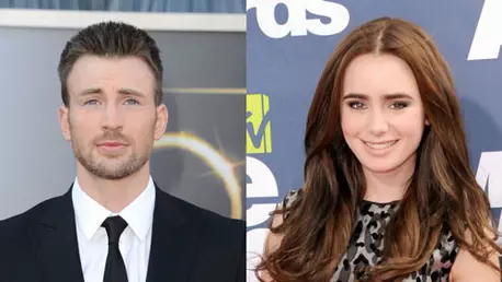 Chris Evans si Lily Collins – noul cuplu de la Hollywood?