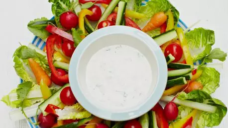 Dressing cu iaurt si menta!