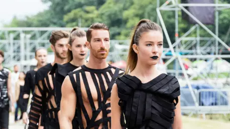 “Best Of Gina Cas ”, Fashion Flashmob in Herastrau