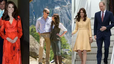 Tinutele purtate de Ducesa de Cambridge in cadrul vizitei din India si Bhutan