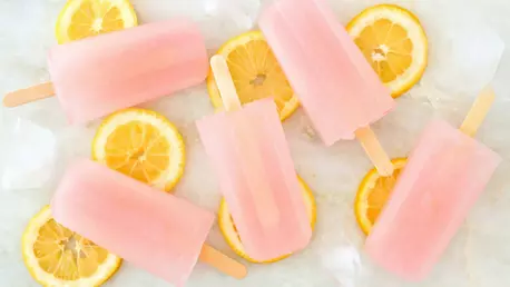 Inghetata pe bat cu capsuni & margarita