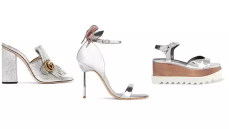 Sandalele & pantofii argintii sunt la putere in noul sezon!