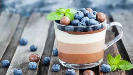 Mousse de ciocolata in trei culori