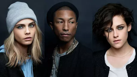 Pharell, Kristen Stewart si Cara Delevigne apar intr-un nou film marca Chanel