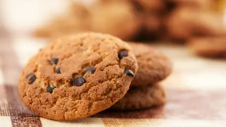 Fursecuri cu fulgi de ciocolata si caramel