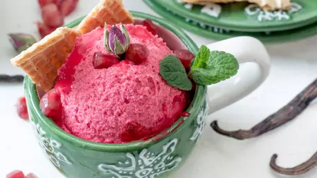 Sorbet de rodii si clementine