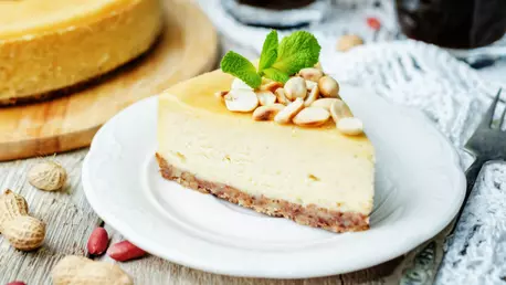 Placinta cu unt de arahide, fara coacere