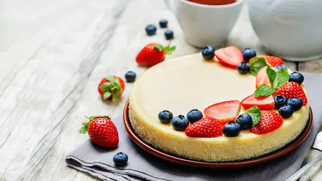 Cheesecake cu fructe proaspete