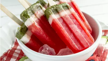 Inghetata de pepene si kiwi