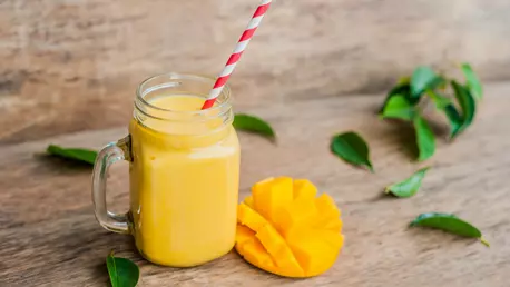Milkshake de mango si cocos