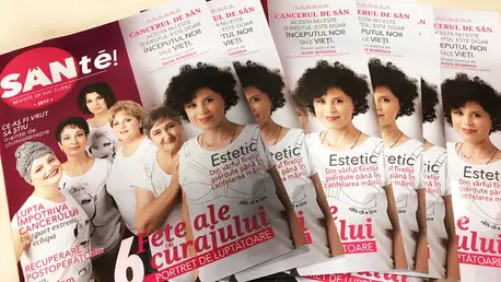 “Revista de dat curaj” celor cu cancer de san