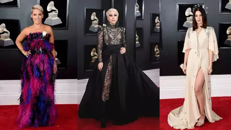 Vedete pe covorul roșu la Premiile Grammy 2018 (GALERIE FOTO)