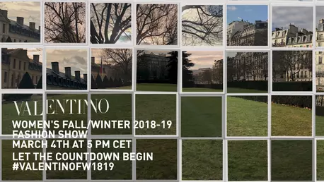 Urmărește LIVE prezentarea colecției VALENTINO prêt-à-porter toamnă-iarnă 2018!