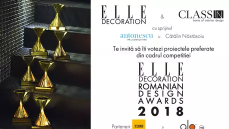 Elle Decoration Romanian Design Awards: susțineți designerii români și acasă!