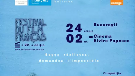 Începe Festivalul Filmului Francez din România – a 22-a ediție