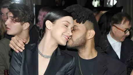 Din nou împreună? Bella Hadid și The Weekend au fost surprinși sărutându-se la Cannes