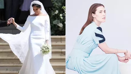 Emilia Wickstead răspunde zvonurilor potrivit cărora ar fi criticat rochia de mireasă a lui Meghan Markle