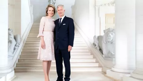 Portretele oficiale cu Regele și Regina Belgiei alături de copii lor sunt superbe