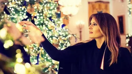 Melania Trump dezvăluie decorațiunile de Crăciun de la Casa Albă