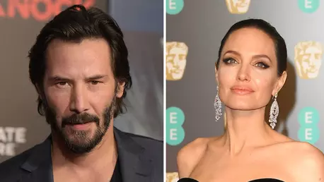 Angelina Jolie și Keanu Reeves formează un cuplu?