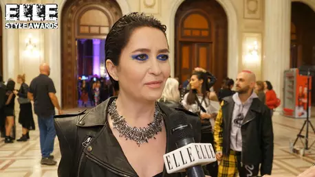 Amalia Năstase la ELLE Style Awards 2019, despre ținuta integrată în stilul PUNK și atitudinea rebelă (VIDEO)