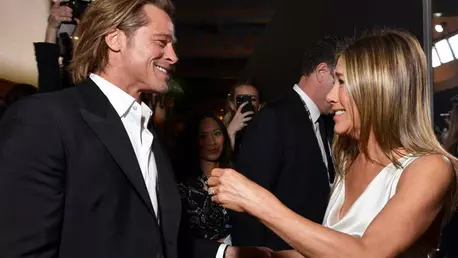 Adevărul despre imaginile cu Jennifer Aniston și Brad Pitt din culisele SAG Awards 2020