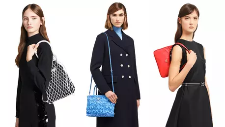 Prada conferă celebrelor sale genți din nailon durabilitate prin reciclare