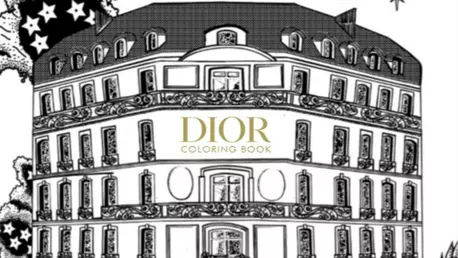 Casa Dior lansează o carte de colorat care te va ajuta să evadezi din cotidian