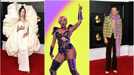 Cele mai inedite și spectaculoase ținute la Premiile Grammy 2021 (GALERIE FOTO)