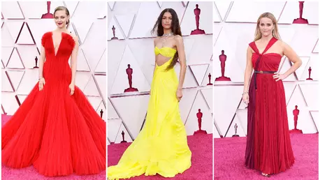 Vedete pe covorul roșu la Premiile Oscar 2021 (GALERIE FOTO I)