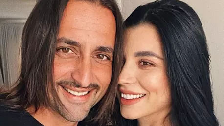 Cristina și Denis Ștefan și-au botezat fiica cea mică. Imagini emoționante