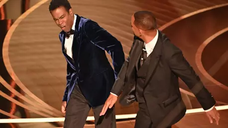 Will Smith i-a dat o palmă lui Chris Rock la Premiile Oscar 2022, după ce a făcut o glumă la adresa soției sale