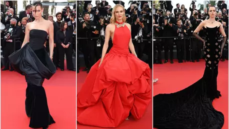 Cannes 2022: Bella Hadid, Diane Kruger și Cara Delevingne, apariții fabuloase pe covorul roșu
