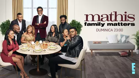 Cum arată viața unui judecător dincolo de sala de judecată? E! Entertainment răspunde la întrebare în noua emisiune în casa familiei Mathis (Mathis family matters)