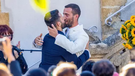 Jacquemus și Marco Maestri au avut cea mai stylish nuntă în weekend, în sudul Franței