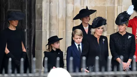 VIDEO Prințesa Charlotte, moment adorabil la funerariile Reginei. Ce i-a spus fratelui ei, Prințul George