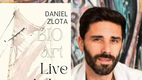 Live painting session în cafea cu Daniel Zlota, la Amar Coffee Tribe